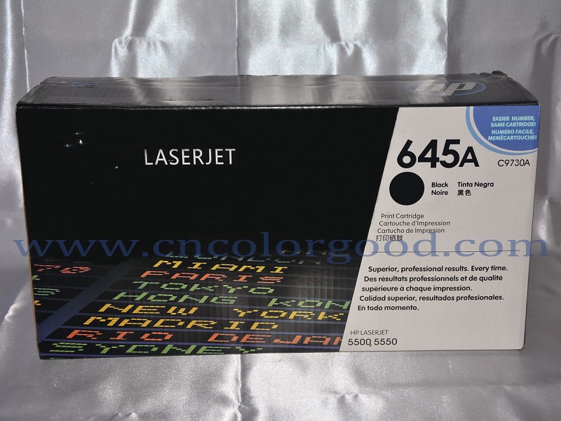 Original High page yield Color Toner Cartridge C9730A Series for HP LaserJet printer 5500/5550