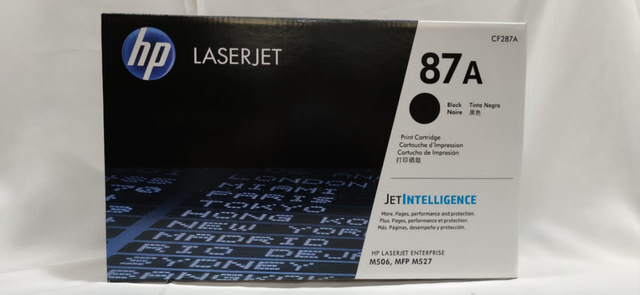 HP 87A Black Original LaserJet Toner Cartridge, CF287A for 501n/dn506n/dn/527dn