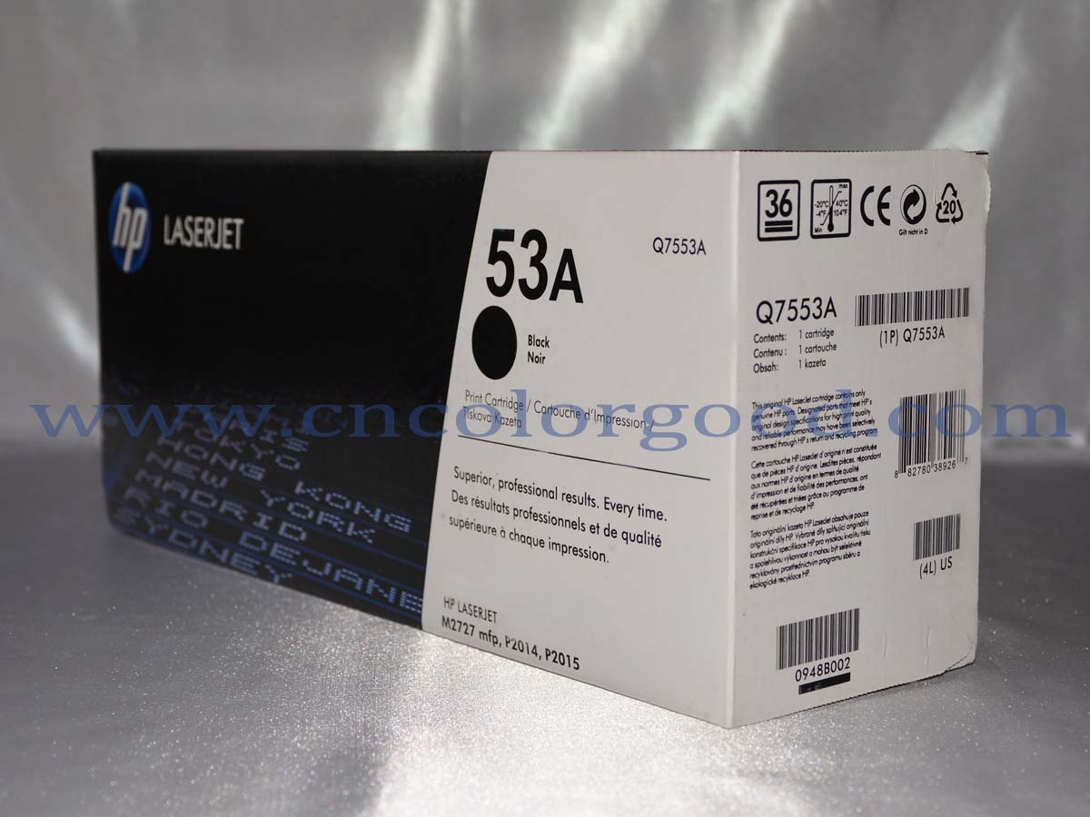 53a Widely Use Laserjet Mfp HP Toner Cartridges Original HP Q7553A