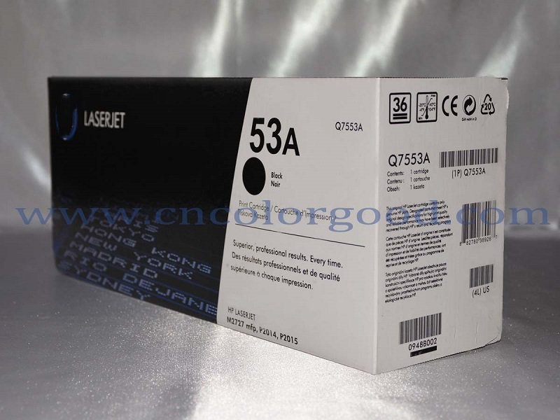 53a Widely Use Laserjet Mfp HP Toner Cartridges Original HP Q7553A
