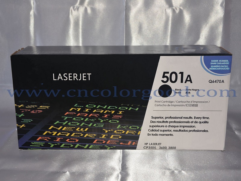 Original Quality Color toner cartridge 502A Q6470A/Q6471A/Q6472A/Q6473A for HP Color Laser Jet 3600