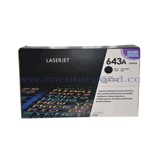 For HP Toner Cartridge 643A Q5950A Series with Original Packing