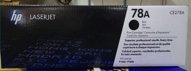 Original CE278A Laser Toner Cartridge for HP Printer with Hologram